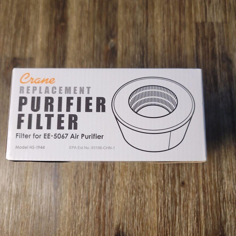 Crane Air Purifier True HEPA Replacement Filter for Model EE-5067